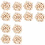 12X Puidust Nikerdustega Pealispinnad Roosipuu Nikerdus Kleebis V&auml;rvimata M&ouml;&ouml;bel Voodi Uks Kapi Kaunistus