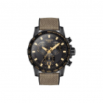 TISSOT Daring Collection Kvartsliikumisega Meeste K&auml;ekell 45,5 mm Must Tihvtiketas Roostevabast Terasest Korpus Kangasrihm T125.617.37.051.01 Regular Watch Box