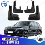 4Pcs Durable ABS Mud Flaps For - BMW IX3 Car Mud Flaps Fender Guards Easy tall Auto Accessories 2021-2022