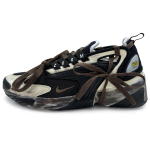 Nike Zoom 2K Cushioning Abrasion Resistant Breathable Low top Training Running Shoes Men's Beige Yellow Black AO0269-101(Team80-) 40