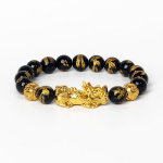 Feng Shui must obsidiaan rikkuse k&auml;ev&otilde;rud meestele v&auml;rvi muutvad Pi Xiu k&auml;ev&otilde;rud naistele 10mm draakoni mantra helme k&auml;ev&otilde;ru &otilde;nnelik ehtekomplekt 17cm-6.7inch black