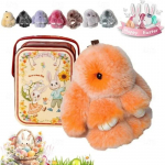 Bunnylulu Bunny Lulu V&otilde;tmehoidja Plekk K&auml;sit&ouml;&ouml; Pehme Tutt V&otilde;lud Palus Sobib koos f Koheva Kallistatava Armastusv&auml;&auml;rse Kawaii Armas Mugavus T&auml;idisega