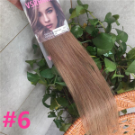 VSR POP PU Super Teip In Inimese Juuksepikendus Blondi Klaveriv&auml;rvi USA Tugeva Liimiteibiga Juuksepikendused Salongi jaoks 12 inches&6 months&20 pcs&40%-45% gray