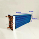 400*75*150mm &Otilde;hkjahutusega Aurusti Kondensaator K&uuml;lmik S&uuml;gavk&uuml;lmik Vasktoru Alumiiniumribi &Otilde;hu Soojusvaheti Radiaator 400x75x150mm