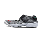 Nike Air Rift 2 BP Slip Resistant Anti Kick Slip Resistant Anti Kick Low top Children's Sandals Gray Kids' FB5523-001 33.5 gray