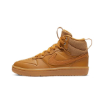 Nike Court Borough Mid 2 Boot Slip Resistant Abrasion Resistant Mid top Skateboard Shoes Wheat BQ5442-700 31 brown
