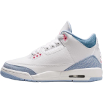 Jordan Air Jordan 3 Mid top Children's Basketball Shoes White Blue Teenagers HQ0784-101 37.5 white