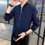 Meeste Jakk Kevad ja S&uuml;gis Uus Korea Versioon Trend Kevadine Vabaaja Kitsas Kena Baseballi S&auml;rk &Otilde;huke Meeste Jakk Pealmine M