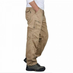 Kevad-s&uuml;gis Mehed Solid Cargo P&uuml;ksid Meeste Vabaaja P&uuml;ksid Taktika P&uuml;ksid P&uuml;ksid Mehed Puuvillased Jooksjad S&otilde;jav&auml;ep&uuml;ksid Meestele M khaki