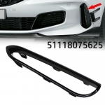 Esipamperi k&uuml;lgmise iluv&otilde;re vasakpoolne must 51118075625 BMW 1. seeriale F40