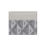 Dior Diamond Series Metalllogo Reljeefne Ruuduline Sile Veisenahk Puuvillane Hall L&otilde;uend Kaardihoidja Meeste Kaardihoidja 2ESCH135DCO-H42E Gift Set(Basic Set+Box+Shopping Bag)