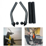 Ratastooli k&auml;epideme pikendused Mugavad metallist kiirvabastusega klambrid eakatele Hole 2.22cm Black