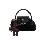 DIOR [Kohandatav kosmeetikakott] L&otilde;uend Kummikaru Lihtne Elegantne Igap&auml;evane Mitmek&uuml;lgne Kaasaskantav Must K&auml;ekott must