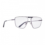 Balenciaga Tag 2.0 Navigator P&auml;ikeseprillid P&uuml;ssmetall/L&auml;bipaistev Unisex Prillid Hall 703445-T0005-8995 Basic Packaging-Eyeglass Case