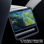 Karastatud klaasist kilekaitsja Tesla Model 3 Highland Model Y Juniper 2025 Tagumise Keskjuhtpaneeli Puuteekraani Kaitsekile for rear display