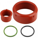 4 tk Mercedes OM642 jaoks A0179973545 A0149976445 Roheline Must Turbo ja Karterituulutus Sisselaske Tihendikomplekt Auto Turbo&uuml;lelaaduri Tihendusr&otilde;ngaste Komplekt 4pcs