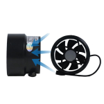 100mm-110mm V&otilde;imas kanaliventilaator 12V Ventilatsiooni v&auml;ljat&otilde;mbeventilaator Koduseks V&auml;lisruumi Kasutamiseks Madal M&uuml;ratase L&otilde;hna Eemaldamine Energias&auml;&auml;stlik black