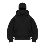STREETRICH Meeste ja Naiste Balaklava Y2K Gooti Harajuku Talvine Uus Toode Kahekordse Kapuutsiga Huppar Meeste Kapuutsiga Mask T&otilde;mblukuga Spordir&otilde;ivad XL must