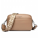 Litchi Print &uuml;hev&auml;rviline PU Crossbody kott Naiste suvine laia rihmaga kott Naiste &uuml;hekordne &otilde;lakott