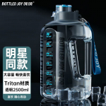BOTTLED JOY 2,5L Tritan suure mahutavusega veepudel rihmaga