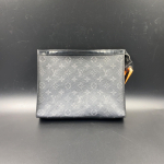 [Kasutatud] Louis Vuitton Pochette Voyage MM 'Must Monogram Eclipse L&otilde;uend' - Hea #HSSQF8 ONE SIZE