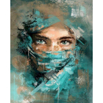 GATYZTORY Maalimine numbrite j&auml;rgi Abstraktne Picasso Kuju Maalimine DIY V&auml;rvid numbrite j&auml;rgi T&auml;iskasvanute Komplektid &Otilde;liv&auml;rv L&otilde;uendil Kodu Dekoratsioon 40x50cm no frame