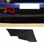 Auto esikaitseraua haagisekonksu kate pukseerimiskate Scirocco MK3 08-14 1K8 807 241A jaoks must