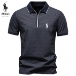 Ralph Lauren Kevad/Suvi Uus Meeste Tikandiga Krae T&otilde;mblukuga Polo S&auml;rk &Auml;ri-Vabaaja Meeste L&uuml;hikeste Varrukatega Polo S