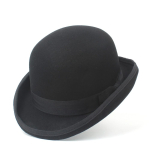 4 suurust 100% villast meeste bowler-k&uuml;bar Puhtalt kokkupressitav kuppel-fedora k&uuml;bar Traditsiooniline billycock pruudik&uuml;bar Kirikuisaduse k&uuml;bar Suur suurus XXL 59CM gray