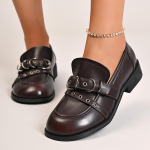 Peo&uuml;likool &Uuml;li&otilde;pilasvorm Magus Lolita T&uuml;drukud Jk &Uuml;hed Kingad PU &Uuml;mar Varvas Slip-on Loafer Rihm Pannal &Auml;ri Pulma Kingad 35 pruun
