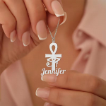 Kohandatav nimel&uuml;lit Egiptuse Ankh Mood Kuldne V&auml;rv Roostevaba Teras Ra Silm Aunk Amulett Kett Ehted Personaliseerimine Kingitus