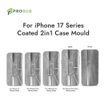 Prosubi kuumpressi kinnitusvahendid 3D sublimatsiooniga telefoni&uuml;mbriste jaoks Metallvorm iPhone'i seeria jaoks Kaetud mobiiltelefoni&uuml;mbrise sublimatsioonikinnitusvorm For Iphone 17 Jig gray