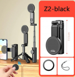 WONEW Z2 / Z3 3-&uuml;hes Hoidik Seisualus Statiiv Kaugjuhtimispuldiga Selfie Stick Kokkupandav Telefon Kaasaskantav iPhone'i ja Androidi jaoks Vlogimiseks Magnetic