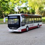 Suur Elektri-Turisti M&auml;nguasi Liiklusbuss Sulamist Reisijaauto Mudel Diecast Metallm&auml;nguasi &Auml;ribussi Mudel Heli Valgus Laste Kingitus punane