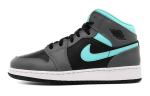 Jordan 1 Mid GS Grey Aqua 554725-063 36.5
