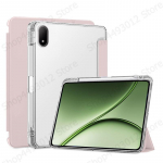 Oneplus Pad 4 &uuml;mbris pliiatsihoidjaga, kolmekordne nahast, pehme tagak&uuml;lg, alus, tahvelarvuti Funda for OnePlus Pad 4 Oneplus Pad4 &uuml;mbris 13,2 tolli For Oneplus Pad2Pro13.2 roosa