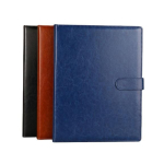 A4 Kontori&auml;ri Tarvikud Tumesinine PU Nahk Kohandatud Logo Dokumendifail R&otilde;ngask&ouml;itja Padfolio Portfell Kaust M&auml;rkmikuga (Brown,320*245mm) pruun