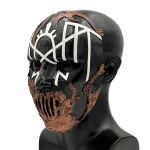 Rock Band Sleep Vessel Mask Vaik Luksuslik Cosplay N&auml;omask T&auml;iskasvanud Mehele Halloweeni Kost&uuml;&uuml;m Maskeraad Karnevali Peo Rekvisiit