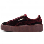 PUMA Rihanna Fenty Creeper Samet Lilla Rihanna Katvus Kerge Katvus Madala s&auml;&auml;rega Rula Kingad 364466-02 37.5