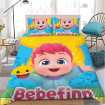 B-Bebefinn Multikad Tekikott Komplekt Pehme Pesu Voodi 3 Osaline Suvine Mugav &Uuml;li&otilde;pilaste &Uuml;hikas Kodu Beebivoodipesu Parim M&uuml;&uuml;ja 140cmx200cm
