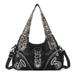 Mitmek&uuml;lgsed Naiste K&auml;ekotid Leopardist &Otilde;lakott &Uuml;he K&auml;epideme Kott Moodne Satchel Pelmeenikott &Otilde;lakott Suur T&otilde;mblukuga Kott Rahakott (30cm<Max Length<50cm) gray