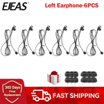 6/3/1 TK EJEAS V6C/V4C/FBIM Jalgpalli kohtuniku k&auml;ed-vabad peakomplekt 3,5 mm liides k&otilde;rvasisene vasak/parem k&otilde;rvaklapp intercomi lisatarvik 6pcs Left Earphone