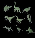 9 tk. Pimedas seinas helendav dinosauruse kleebis Helendav kodukaunistusega beebide toa luminofoorkleebised