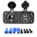 12V auto pistikupesa jaotur USB