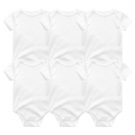 6 tk/partii vasts&uuml;ndinute bodid L&uuml;hikeste varrukatega beebiriided Beebi kombinesoonid 3M