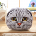 40cm kassipadi autopadi armas kassikujuline uinakpadi armas istmepadi pl&uuml;&uuml;sis m&auml;nguasjad loomapadi gray without ear