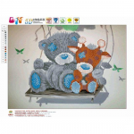 Huacani teemanttikandid 5D DIY teemantmaal hirvede pilt kivikividest teemant j&otilde;ulukingitus kodus 30*40 cm