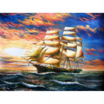 Teemantmaal ristpistes maastik t&auml;ispuur Teemanttikandid Maastikulaev K&auml;sitsi hobi 20X30CM