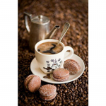 T&auml;ielik 5D Teemantmaaling Kohv Macaron Tikand Ristpistes Kodukaunistus K&auml;sitsi valmistatud kingitus 25x30cm