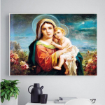 T&auml;iskandiline/&uuml;mmargune puur 5D DIY Teemantmaal, Tikand Ristpistes 5D Kodukaunistuse kingitus Full Round 20X30CM